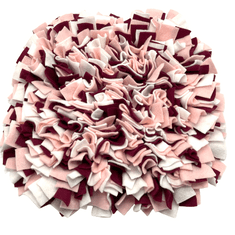 Guden Čmuchací kobereček EXTRA HUSTÝ sv.růžová/smetanová/vínová (40x40cm)