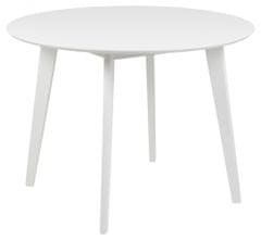 Design Scandinavia Jídelní stůl Roxby, 105 cm, bílá