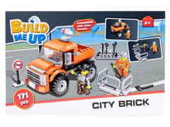 Mikro Trading BuildMeUP stavebnice - City bricks 171 ks v krabičce