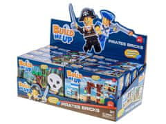 Mikro Trading BuildMeUp stavebnice - Pirates bricks 96 - 103 ks v krabičce 4druhy 8ks v DBX