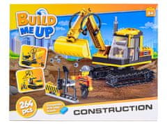 Mikro Trading BuildMeUp stavebnice - Construction 264 ks v krabičce