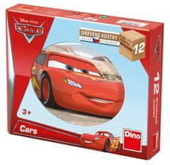 Dino Toys Dřevěné kostky - Cars ve světě 12