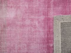 Beliani Koberec šedě-růžový 160 x 230 cm krátkovlasý ERCIS