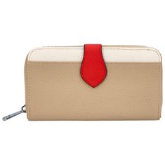 MaxFly Kombinovaná dámská koženková peněženka Simonee, zemitá