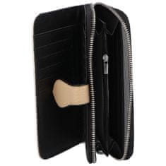 MaxFly Kombinovaná dámská koženková peněženka Simonee, černá