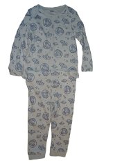Disney Chlapecké bavlněné šedé pyžamo s dlouhým rukávem Vel:80