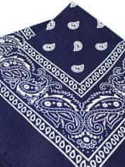 Motohadry.com Šátek Paisley bandana - 43611, modrá, 55x55 cm