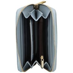 Coveri WORLD Menší dámská pouzdrová koženková peněženka Silvia, modrá