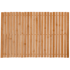 Ostatní Bambusová koupelnová rohož přírodní 40 × 60 cm