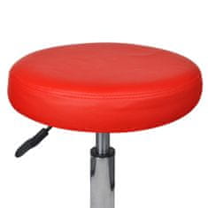 Vidaxl Kancelářské stoličky 2 ks červené 35,5 x 98 cm umělá kůže