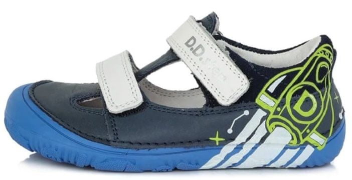 D-D-step chlapecké barefoot sandály H073-23 tmavě modrá 29