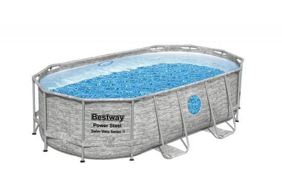 Bestway 56714 Oválný bazén Power Steel Swim Vista Series 4,27 × 2,50 × 1,00 m