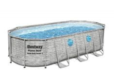 Bestway 56716 Oválný bazén Power Steel Swim Vista Series 5,49 × 2,74 × 1,22 m