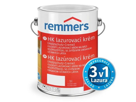 Remmers Remmers - HK lazurovací krém 5l (Eiche hell / Světlý dub)