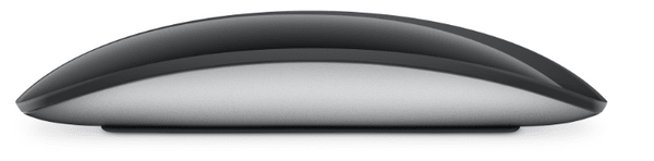 bezdrátová myš elegantní černá provedení ergonomická Apple Magic Mouse 2022 černá MMMQ3ZM/A bezdrátové připojení optický senzor rozlišení 1300 DPI citlivost kancelář home office