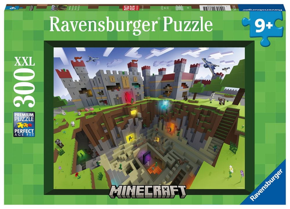 Levně Ravensburger Puzzle Minecraft 300 dílků