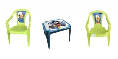 IPAE DISNEY sada MICKEY 2 židličky + stoleček