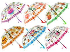 Makro Deštník dětský PVC SOVY mix