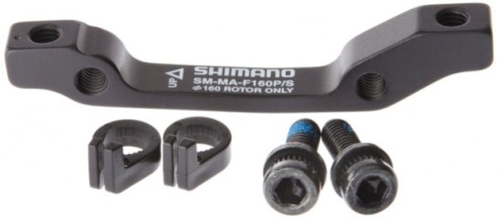 Shimano adapter kotoučové brzdy přední 160mm standard original baleni