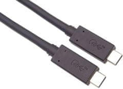 PremiumCord kabel USB4 / Thunderbolt 3, USB 4.0, 8K@60Hz, PD 100W, 0.5m