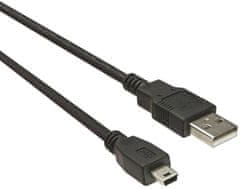 PremiumCord USB, A-B mini, 5pinů - 1m