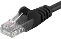 PremiumCord Patch kabel UTP RJ45-RJ45 level 5e, 0.25m, černá