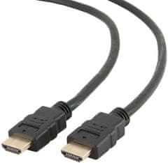 Gembird CABLEXPERT kabel HDMI-HDMI 1,8m, 1.4, M/M stíněný, zlacené kontakty, CCS, ethernet, černá