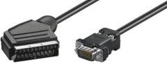 PremiumCord kabel VGA DB15M - SCART 2m
