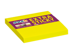 HOPAX Samolepící bloček Stick'n Extra Sticky 21670 | 76x76 mm, 90 lístků, neonově žlutá