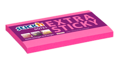 HOPAX Samolepící bloček Stick'n Extra Sticky 21675 | 127x76 mm, 90 lístků, neonově růžová