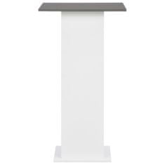 Greatstore Barový stůl bílý 60 x 60 x 110 cm