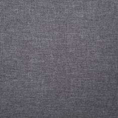Petromila Lavice s úložným prostorem 116 cm světle šedá polyester