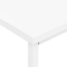 shumee Industriální stůl se zásuvkami bílý 105 x 52 x 75 cm ocel