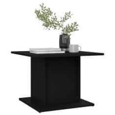 Greatstore Konferenční stolek černý 55,5 x 55,5 x 40 cm dřevotříska