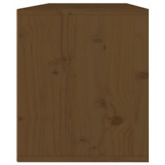 Greatstore Nástěnné skříňky 2 ks medově hnědé 45x30x35 cm masivní borovice