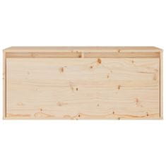 shumee Nástěnná skříňka 80 x 30 x 35 cm masivní borové dřevo