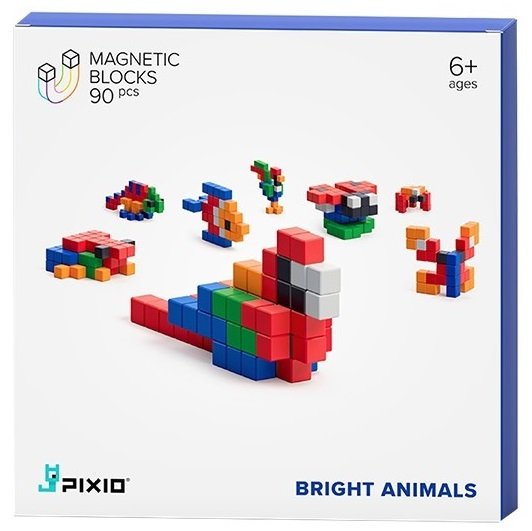 PIXIO Bright Animals magnetická stavebnice