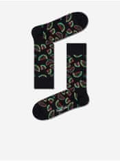 Happy Socks Černé vzorované ponožky Happy Socks Watermelon 41-46