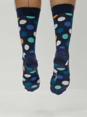 Happy Socks Tmavě modré puntíkované ponožky Happy Socks Big Dots 36-40