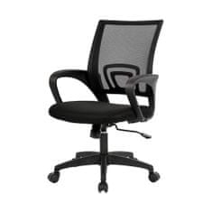Timeless Tools Kancelářská otočná židle s područkami ve více barvách - černá