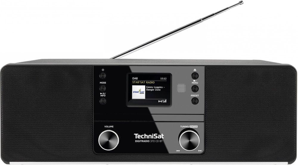 Technisat Digitradio 370 CD BT, černá - zánovní