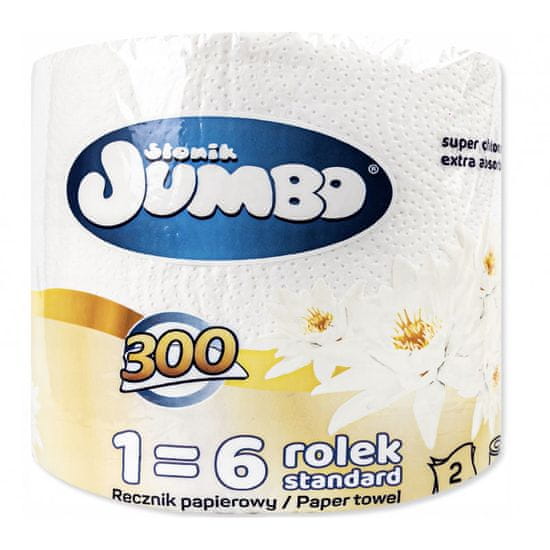 BB-Shop Kuchyňské utěrky JUMBO XXL 2vrstvé - bílé - 1 role