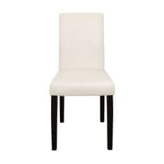 IDEA nábytek Židle PRIMA bílá/hnědá 3036