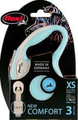 Flexi Vodítko New Comfort páska XS světle modré 3m