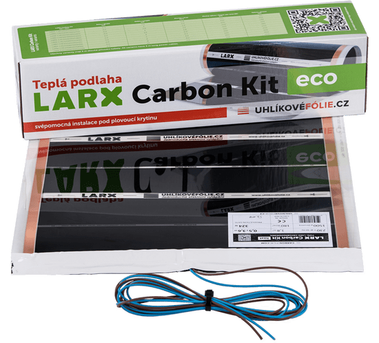 LARX Carbon Kit eco 100 W, topná fólie pro svépomocnou instalaci, délka 2,0 m, šířka 0,5 m