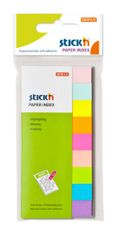 HOPAX Samolepící záložky Stick'n 21689 | 50x12 mm, 9x50 lístků, mix 9 barev