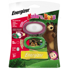 Energizer Čelová svítilna Macha & The Bear Kids Headlight 2xCR2032 vč. 2xCR2032