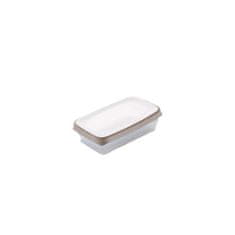Stefanplast Ciao Fresco - nádoba do chladničky 0,4 l - 15x10x4 cm - bílá/šedá