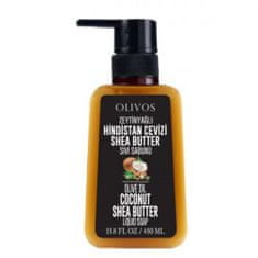 OLIVOS Tekuté olivové mýdlo s vůní "BAMBUCKÉ MÁSLO a KOKOS" - 450 ml 