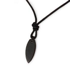 Daniel Dawson Pánský kožený náhrdelník Tangaroa - Maori amulet Černá 67 cm